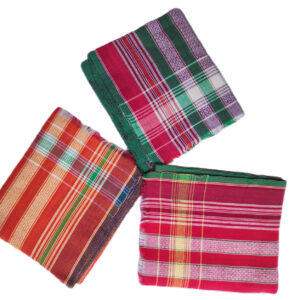 Bankura's Special Handloom Gamcha | 100% Cotton Bath Towel | 180cm X 81cm [Pack of 3]