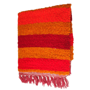Fluffy Woolen Comfort Asan | Multi-Colour | Meditaion Mat [65 X 51cm]