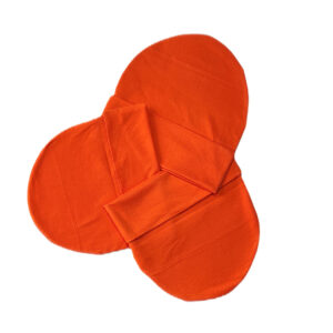 Cotton Skull Cap for Summer & Winter | Orange | 100% Cotton | Pack of 3