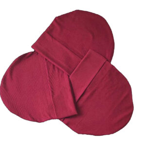 Cotton Skull Cap for Summer & Winter | Maroon | 100% Cotton | Pack of 3
