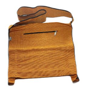 Side Bag | Jhola Bag | Yellow color | 36 X 8 X 36 cm