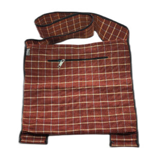 Side Bag | Jhola Bag | Brown Colour | 36 x 8 x 36 cm