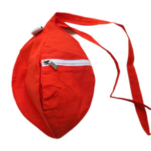 Holy Soft Cotton Japa Mala Bag l Japa Jhuli | Orange Colour