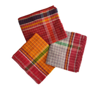 Bankura's Special Handloom Gamcha | 100% Cotton Bath Towel | 182cm X 81cm [Pack of 3]