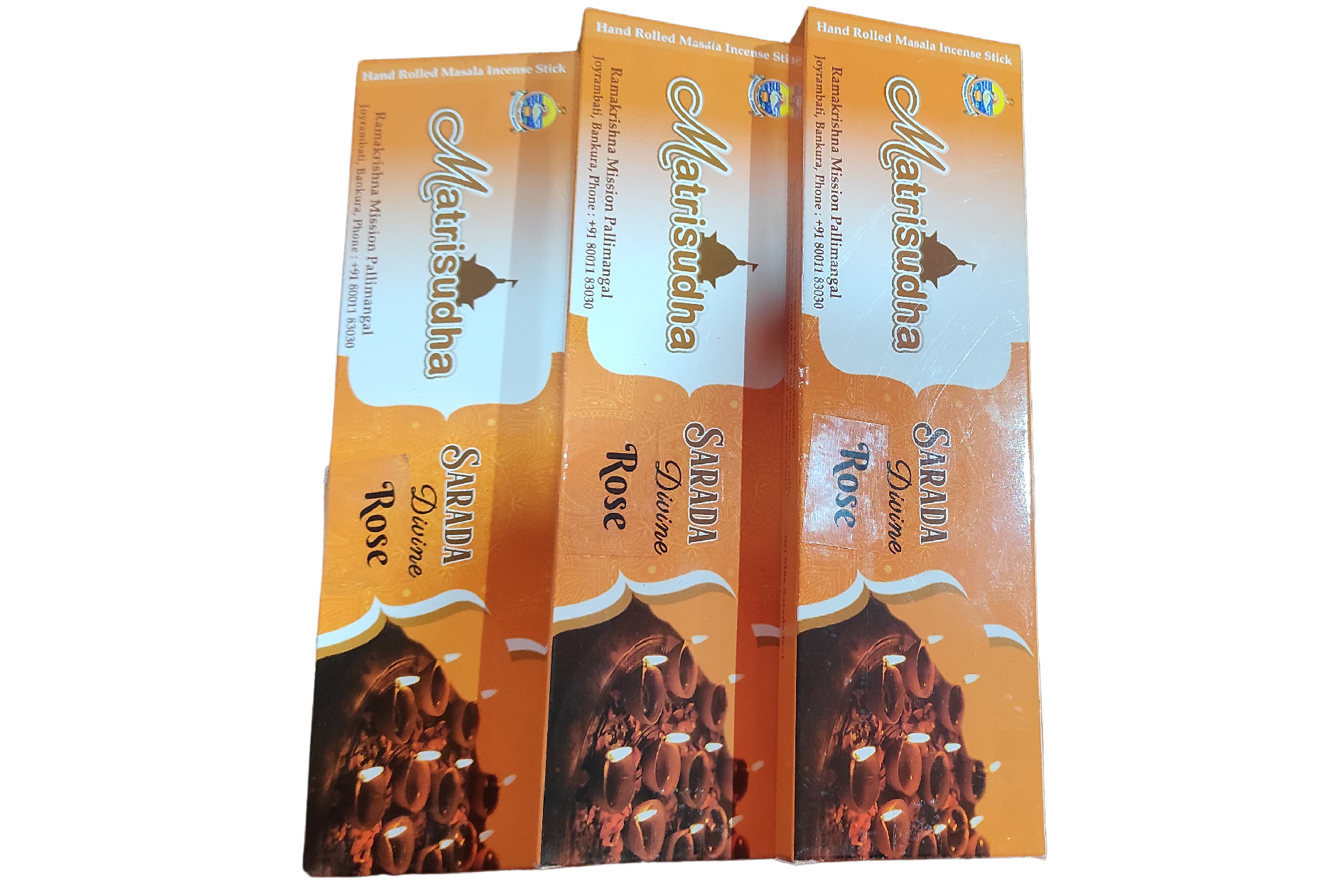 matrisudha-rose-divine-handrolled-dhoop-masala-incense-100gms-pack-of-4