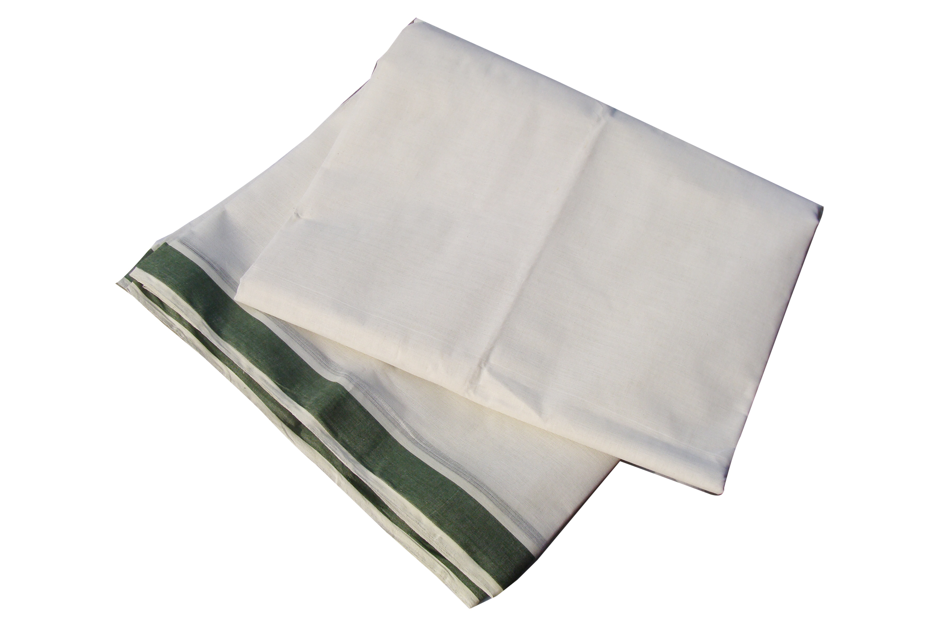 handloom-100-pure-cotton-dhoti-white-body-green-border-200-x-47-inch