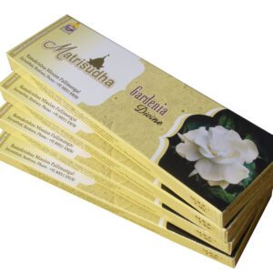 Matrisudha | Gardenia divine | Handrolled Dhoop | Masala Incense | 100gms | Pack of 4