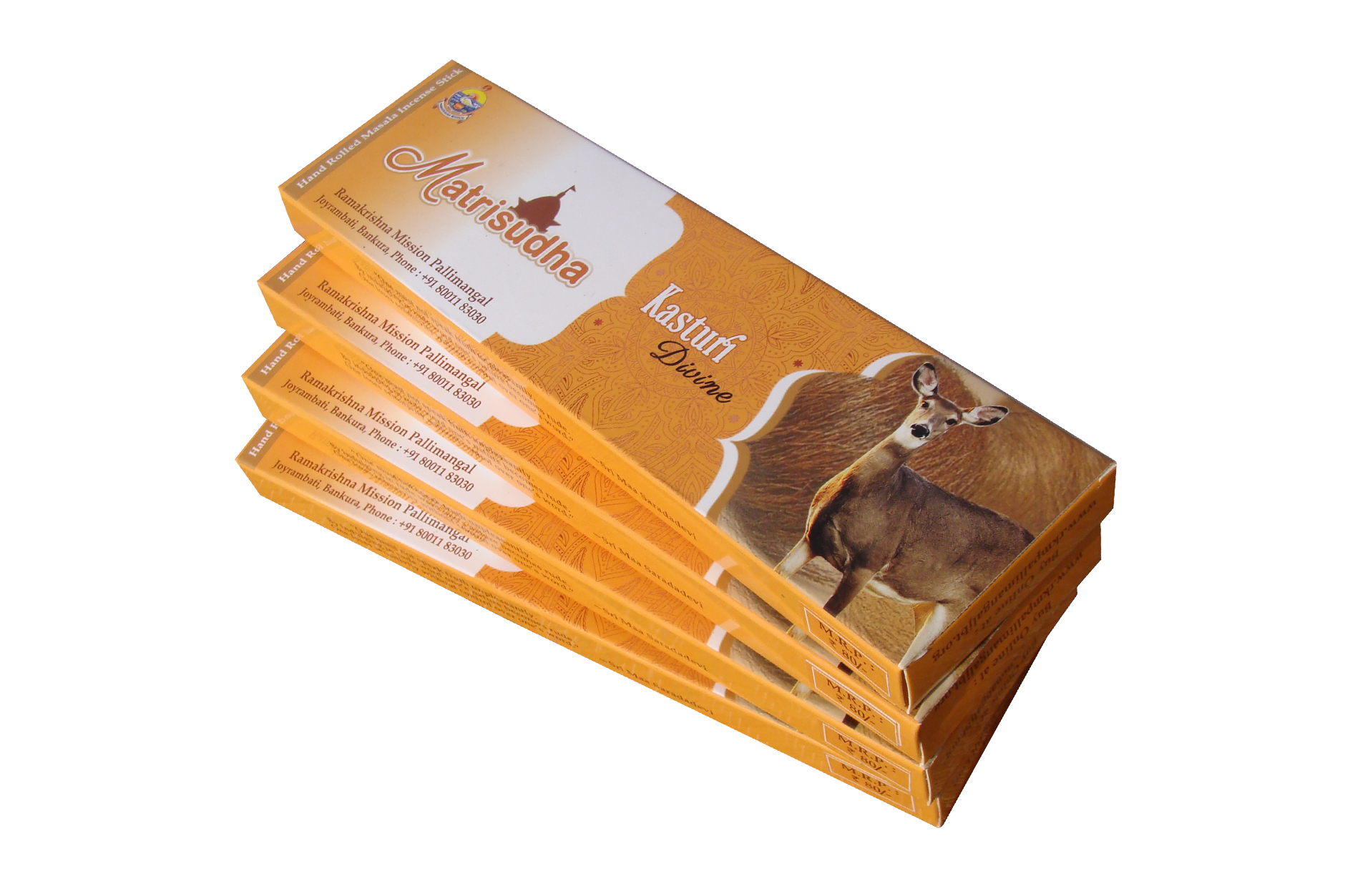 matrisudha-kasturi-divine-hand-rolled-dhoop-masala-incense-100gms-pack-of-4