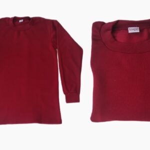 WOOLYCOT 90CM| Men's Cotton Thermal | Maroon | Full Sleeve (Copy)