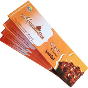 Matrisudha | Sandal divine | Handrolled Dhoop | Masala Incense | 100gms | Pack of 4
