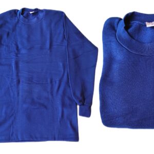 WOOLYCOT 100CM| Men's Cotton Thermal | Blue | Full Sleeve (Copy)