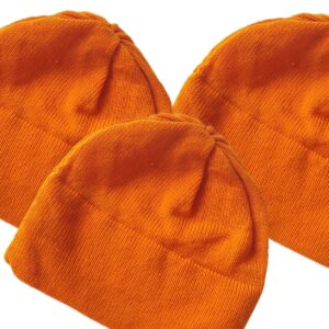 Woolen Cap Winter | Yellow| 100% Wool | Pack of 3