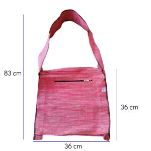 Side Bag | Jhola Bag | Pink Colour | 36 x 83 x 36 cm