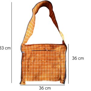 Side Bag | Jhola Bag | Yellow Colour | 36 x 83 x 36 cm