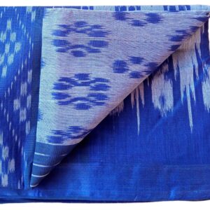 Handloom Katki Design Saree| Tant | 100% Pure Cotton  | Blue and Steel Grey Colour Designed