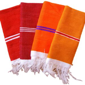 Prayer Mat | Woolen Fabric Asan for Meditation ,Pooja, Chanting (65 X 50cm ) [Pack of 4]